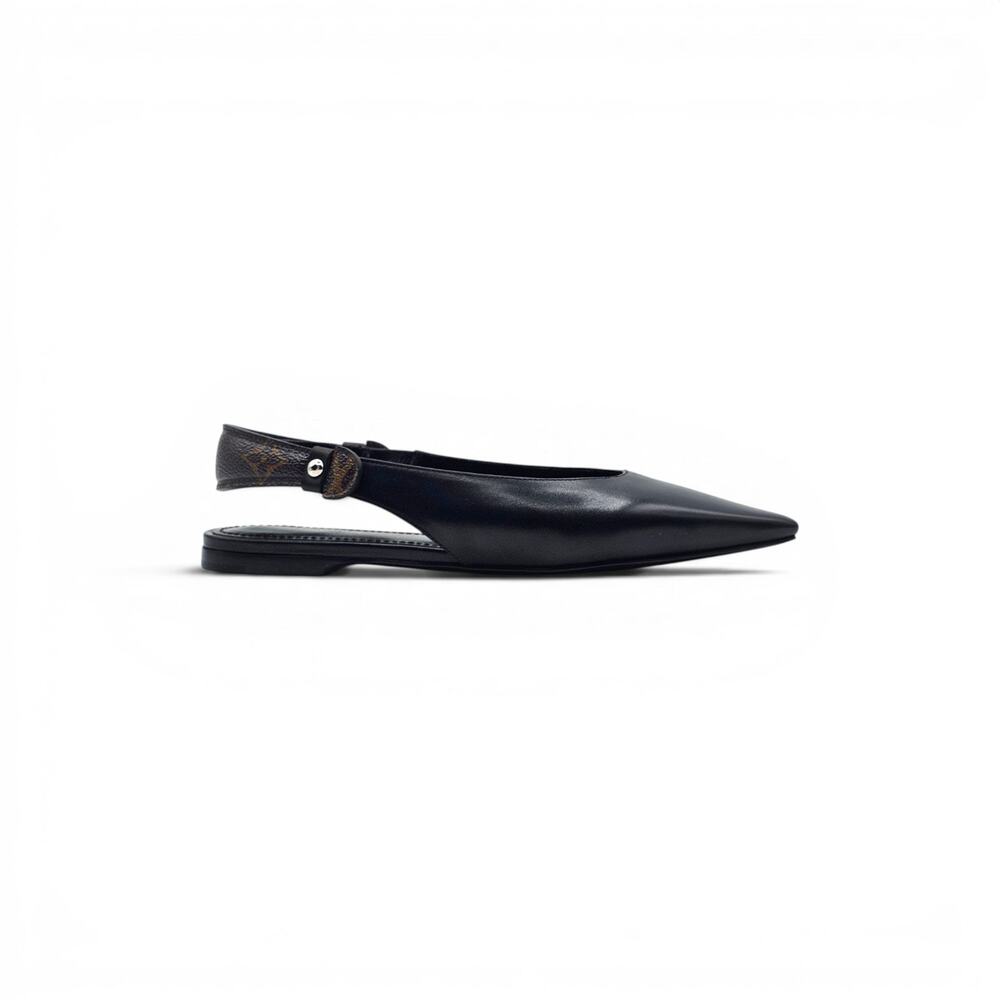 Louis Vuitton Legacy Slingback Ballerina Flats Black EU 36.5 US 6.5 - NWB $1100 - Picture 3 of 9